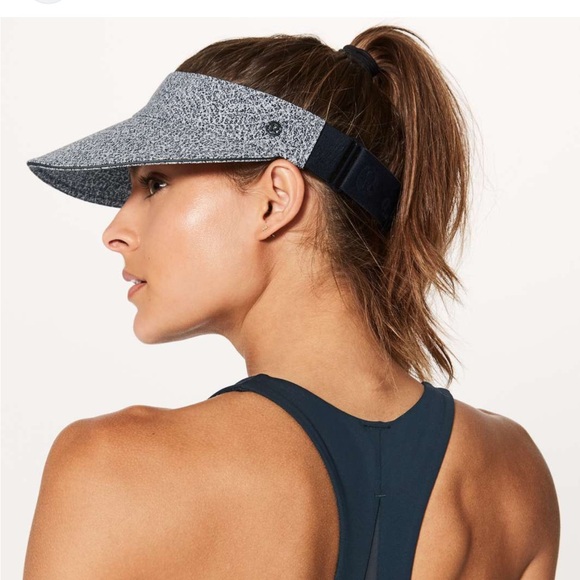 lululemon athletica Accessories - Lululemon Fast Paced Run Visor
Fractal Alpine White Black / Black